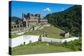 Palace Sans Souci, UNESCO World Heritage Site, Haiti, Caribbean, Central America-Michael Runkel-Stretched Canvas