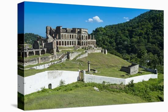 Palace Sans Souci, UNESCO World Heritage Site, Haiti, Caribbean, Central America-Michael Runkel-Stretched Canvas