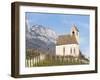 Palace Schloss Englar. the Chapel Sankt Sebastian. South Tyrol, Italy-Martin Zwick-Framed Photographic Print