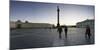 Palace Square, Alexander Column and the Hermitage, Winter Palace, St. Petersburg, Russia-Gavin Hellier-Mounted Photographic Print