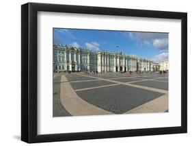 Palace Square (Dvortsovaya Place) and the Winter Palace (State Hermitage Museum), UNESCO World Heri-Miles Ertman-Framed Photographic Print