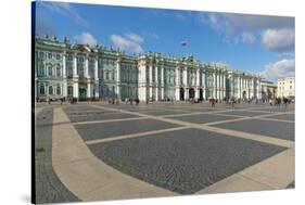Palace Square (Dvortsovaya Place) and the Winter Palace (State Hermitage Museum), UNESCO World Heri-Miles Ertman-Stretched Canvas