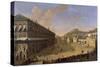 Palace Square in Naples-Gaspar van Wittel-Stretched Canvas