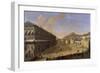 Palace Square in Naples-Gaspar van Wittel-Framed Giclee Print