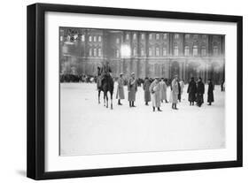 Palace Square, St Petersburg, Russia, on Bloody Sunday, 1905-null-Framed Giclee Print