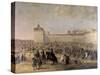 Palace Square (Terreiro Do Paç) of Lisbon, 1650-Dirk Stoop-Stretched Canvas