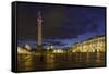 Palace Square, the Hermitage, Winter Palace, St. Petersburg, Russia-Gavin Hellier-Framed Stretched Canvas