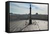 Palace Square with the Alexander Column before the Hermitage (Winter Palace)-Michael-Framed Stretched Canvas