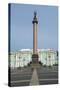 Palace Square with the Alexander Column before the Hermitage (Winter Palace)-Michael-Stretched Canvas