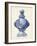 Palace Urns in Indigo I-Vision Studio-Framed Art Print