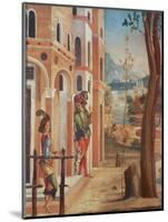 Palace with Guards-Lazzaro Bastiani-Mounted Giclee Print