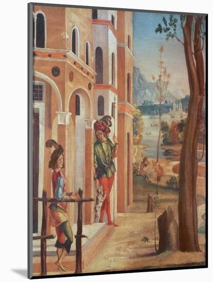 Palace with Guards-Lazzaro Bastiani-Mounted Giclee Print