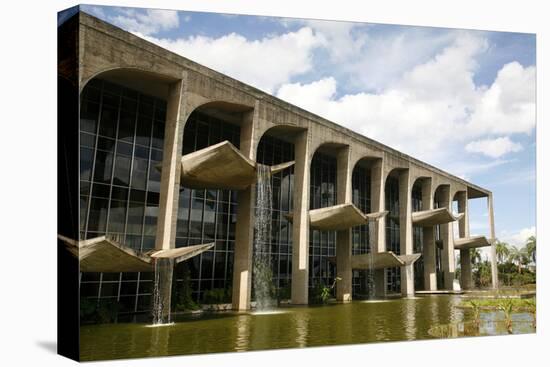 Palacio da Justica, Brasilia, UNESCO World Heritage Site, Brazil, South America-Yadid Levy-Stretched Canvas