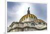 Palacio de Bellas Artes, Mexico City, Mexico. Mexican Eagle on top.-William Perry-Framed Photographic Print