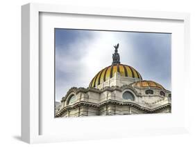 Palacio de Bellas Artes, Mexico City, Mexico. Mexican Eagle on top.-William Perry-Framed Photographic Print