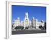 Palacio De Comunicaciones, Plaza De La Cibeles, Madrid, Spain-Hans Peter Merten-Framed Photographic Print