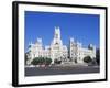 Palacio De Comunicaciones, Plaza De La Cibeles, Madrid, Spain-Hans Peter Merten-Framed Photographic Print