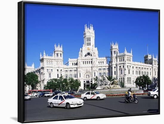 Palacio De Comunicaciones, Plaza De La Cibeles, Madrid, Spain-Hans Peter Merten-Framed Photographic Print
