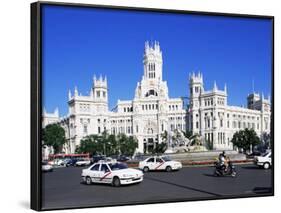 Palacio De Comunicaciones, Plaza De La Cibeles, Madrid, Spain-Hans Peter Merten-Framed Photographic Print