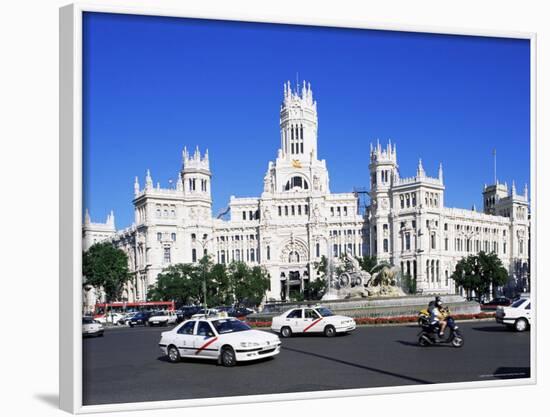 Palacio De Comunicaciones, Plaza De La Cibeles, Madrid, Spain-Hans Peter Merten-Framed Photographic Print