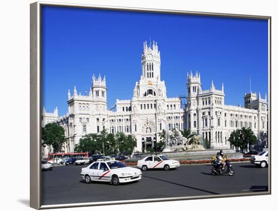 Palacio De Comunicaciones, Plaza De La Cibeles, Madrid, Spain-Hans Peter Merten-Framed Photographic Print