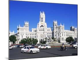 Palacio De Comunicaciones, Plaza De La Cibeles, Madrid, Spain-Hans Peter Merten-Mounted Photographic Print