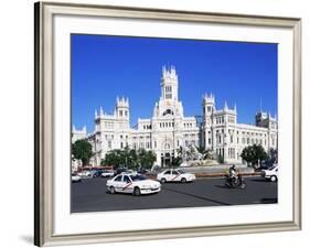 Palacio De Comunicaciones, Plaza De La Cibeles, Madrid, Spain-Hans Peter Merten-Framed Photographic Print