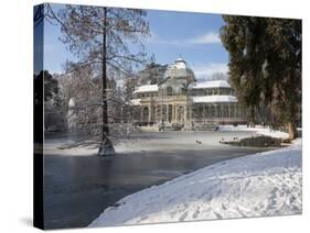 Palacio De Cristal, Retiro Park, Madrid, Spain, Europe-Marco Cristofori-Stretched Canvas