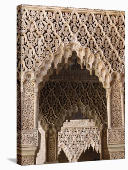Palacio De Los Leones, Nasrid Palaces, Alhambra, UNESCO World Heritage Site, Granada, Andalucia, Sp-Godong-Stretched Canvas
