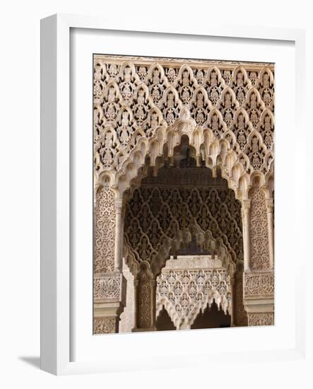 Palacio De Los Leones, Nasrid Palaces, Alhambra, UNESCO World Heritage Site, Granada, Andalucia, Sp-Godong-Framed Photographic Print