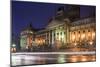 Palacio Del Congreso at Night, Buenos Aires, Argentina, South America-Ben Pipe-Mounted Photographic Print