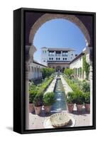 Palacio Del Generalife, Alhambra, Granada, Andalucia, Spain-Rob Tilley-Framed Stretched Canvas