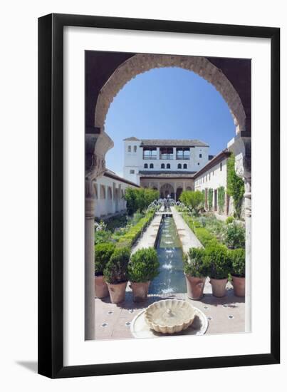 Palacio Del Generalife, Alhambra, Granada, Andalucia, Spain-Rob Tilley-Framed Premium Photographic Print