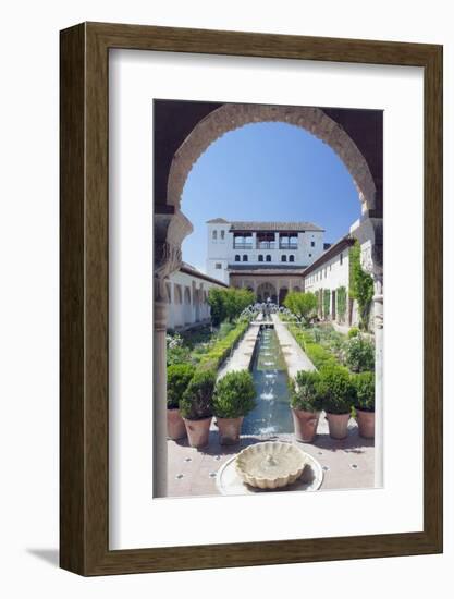 Palacio Del Generalife, Alhambra, Granada, Andalucia, Spain-Rob Tilley-Framed Photographic Print