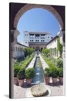 Palacio Del Generalife, Alhambra, Granada, Andalucia, Spain-Rob Tilley-Stretched Canvas