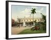 Palacio Del Gobierno General and Plaza De Armas, Habana, 1900-null-Framed Giclee Print