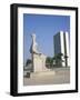 Palacio Do Congresso from the Palace of Justice, Brasilia, Unesco World Heritage Site, Brazil-Geoff Renner-Framed Photographic Print