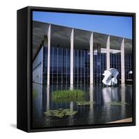 Palacio Do Itamaraty, Brasilia, UNESCO World Heritage Site, Brazil, South America-Geoff Renner-Framed Stretched Canvas