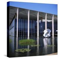 Palacio Do Itamaraty, Brasilia, UNESCO World Heritage Site, Brazil, South America-Geoff Renner-Stretched Canvas