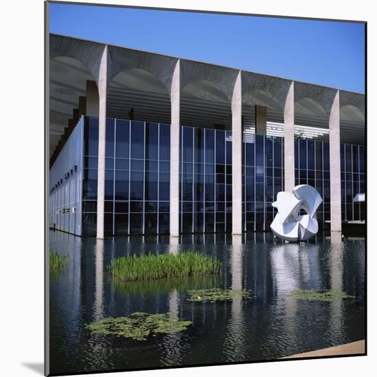 Palacio Do Itamaraty, Brasilia, UNESCO World Heritage Site, Brazil, South America-Geoff Renner-Mounted Photographic Print