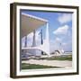 Palacio Do Planalto in Foreground, Brasilia, UNESCO World Heritage Site, Brazil, South America-Geoff Renner-Framed Photographic Print