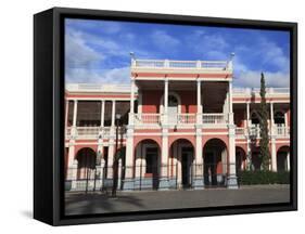 Palacio Episcopal (Bishop's Palace), Parque Colon, Central Park, Granada, Nicaragua-Wendy Connett-Framed Stretched Canvas