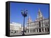 Palacio Municipal (Town Hall) on Plaza De Maria Pita, La Coruna City, Galicia, Spain, Europe-Richard Cummins-Framed Stretched Canvas