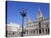 Palacio Municipal (Town Hall) on Plaza De Maria Pita, La Coruna City, Galicia, Spain, Europe-Richard Cummins-Stretched Canvas