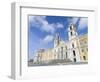 Palacio Nacional de Mafra the most monumental palace and monastery in Portugal. Front of the minste-Martin Zwick-Framed Photographic Print