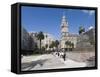 Palacio Salvo, on East Side of Plaza Independencia, Montevideo, Uruguay-Robert Harding-Framed Stretched Canvas