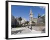 Palacio Salvo, on East Side of Plaza Independencia, Montevideo, Uruguay-Robert Harding-Framed Photographic Print