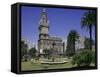 Palacio Salvo, Plaza Independenca, Montevideo, Uruguay, South America-Walter Rawlings-Framed Stretched Canvas