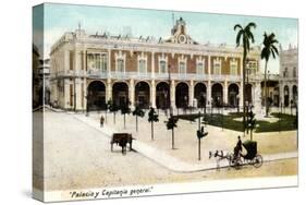 Palacio Y Capitania General, Cuba, 1907-null-Stretched Canvas