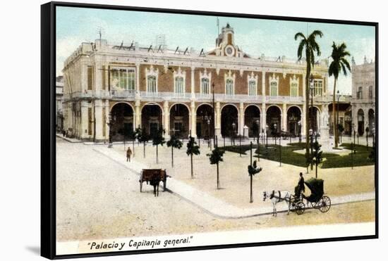 Palacio Y Capitania General, Cuba, 1907-null-Framed Stretched Canvas